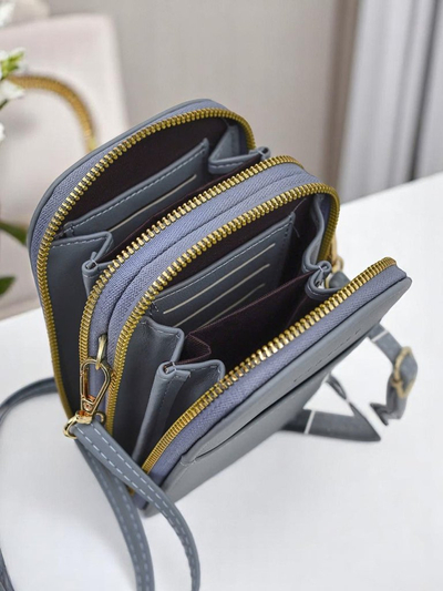 Royalfashion Sac à main porte-monnaie multifonctionnel à bandoulière MiniMaks