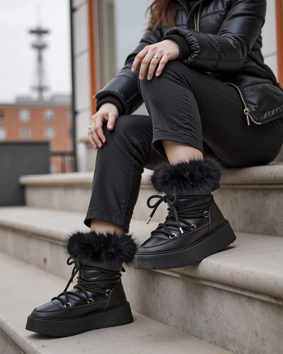 Royalfashion Bottes de neige pour femmes Melioz