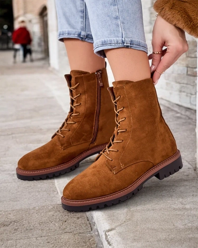 Bottines à lacets pour femmes Royalfashion Gosop