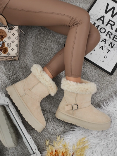 Royalfashion Bottes courtes de style bottes de neige pour femmes Myrelle