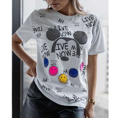 Royalfashion T-shirt imprimé pour femme