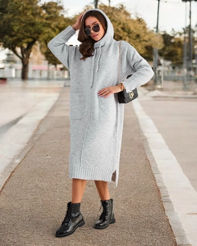 Robe pull longue pour femme de Royalfashion