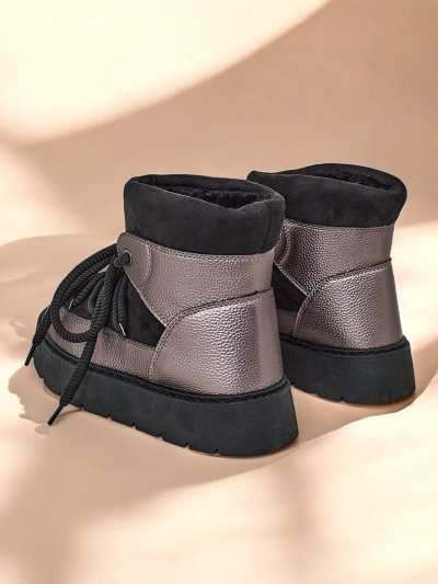 Bottes de neige à lacets pour femmes Royalfashion Iniuc