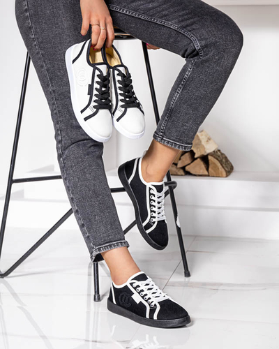 OUTLET Baskets blanches pour femme avec écusson Wefera - Footwear