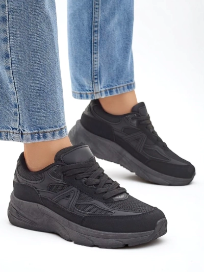 Royalfashion Baskets de sport pour femmes sur une semelle plus épaisse Moderax