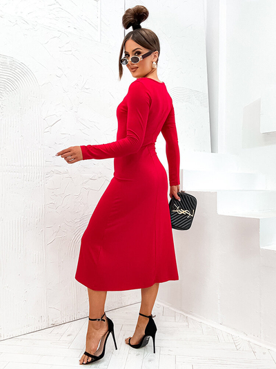 Robe longue en tissu pour femmes de Royalfashion