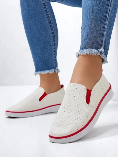 Royalfashion Chaussures à enfiler perforées pour femmes Kassias