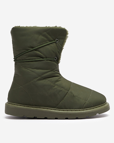 Vert foncé chaussures pour femmes a'la bottes de neige Amirfu- Footwear