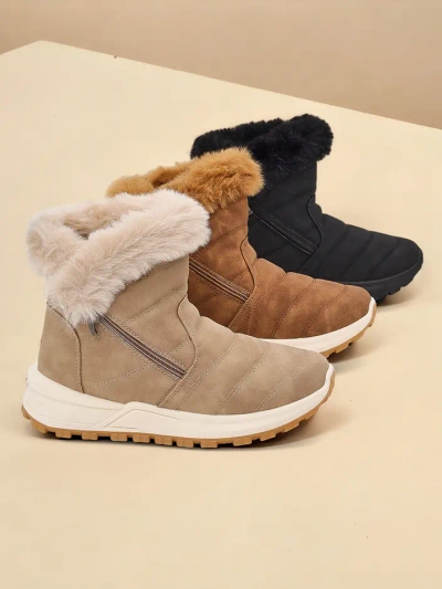 Royalfashion Bottes d'hiver pour femmes Fehio