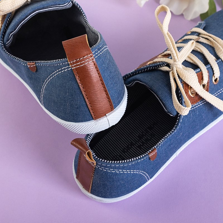 OUTLET Baskets à lacets bleues pour femmes de Sindri - Chaussures