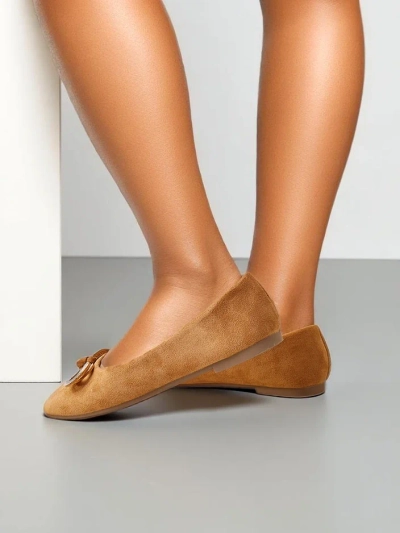 Royalfashion Ballerines pour femmes avec un nœud Cocar