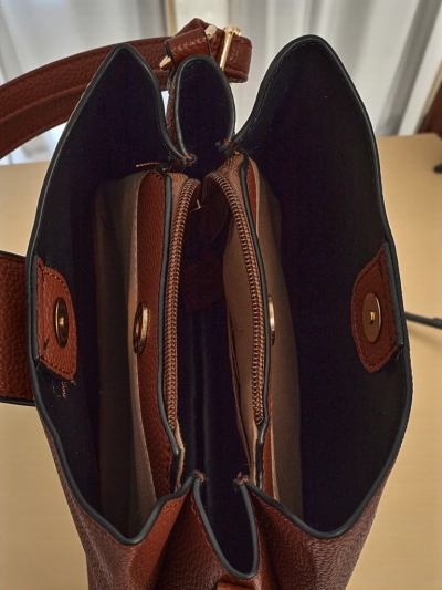 Petit sac à main pour femme en cuir écologique Narias