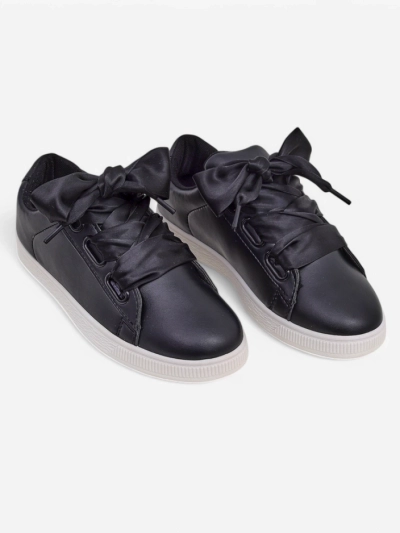 Baskets éco-cuir Royalfashion pour femmes avec lacets décoratifs Etti