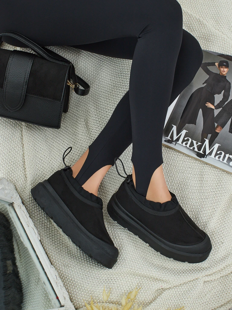 Bottes courtes de type bottes de neige pour femmes Velisee