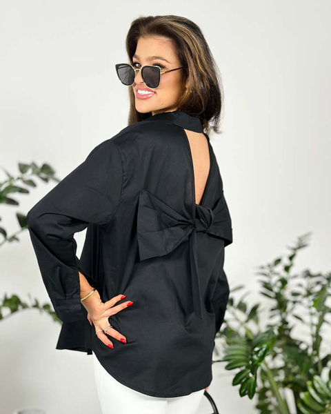 Royalfashion Chemise femme avec nœud