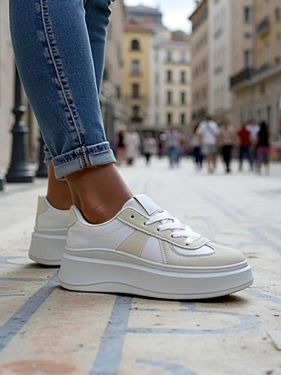 Baskets de sport pour femmes Royalfashion sur une plateforme Safirrat