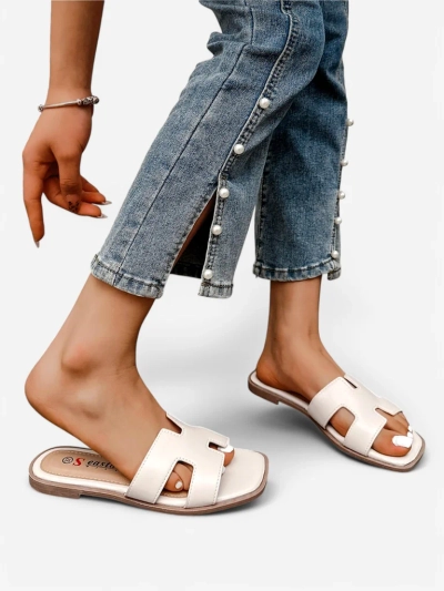 Sandales à semelle plate Royalfashion pour femmes Eval