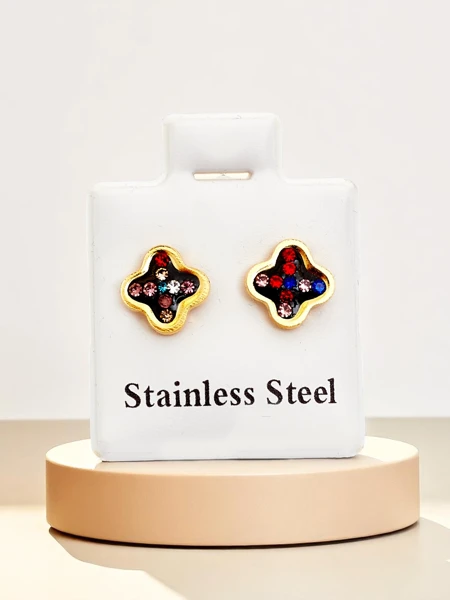 Royalfashion Boucles d’oreilles pour femme avec zircon cubique