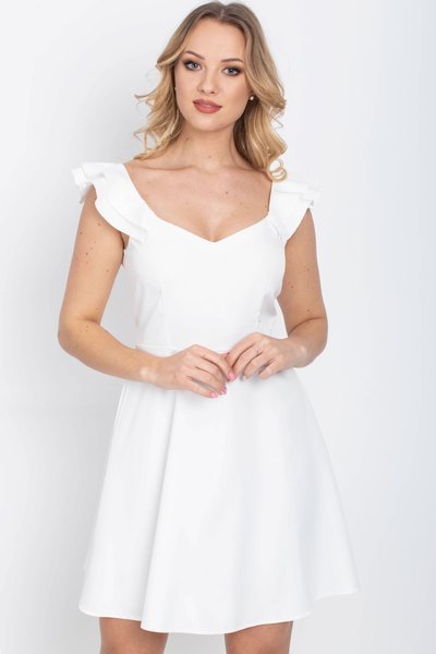 Robe blanche à bretelles - Robes 1