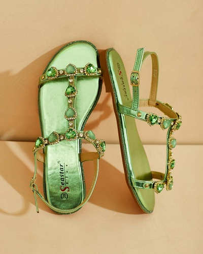 Royalfashion Sandales Selina zirconia pour femme