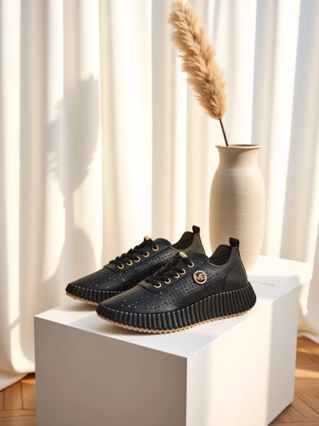 Royalfashion Baskets perforées sportives pour femmes Jovenes