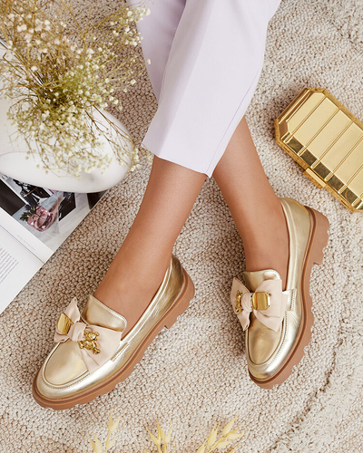 Royalfashion Mokassins avec nœud sur le nez Asedase