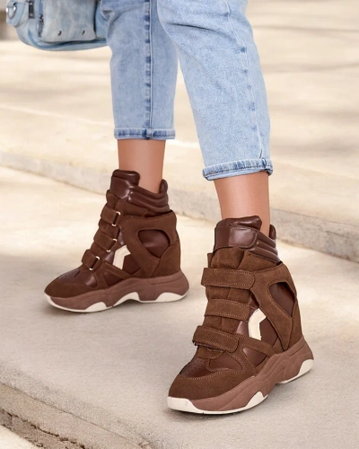 Royalfashion Bottes de sport à talons pour femmes Redittias