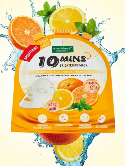 Masque en tissu pour le visage à la vitamine C - Illuminateur