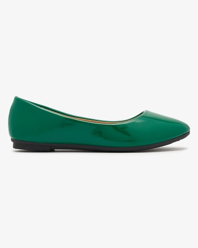 Ballerines laquées vert foncé pour femme Fama - Footwear
