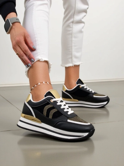 Sneakers Royalfashion pour femmes avec épaisse semelle Lobissa