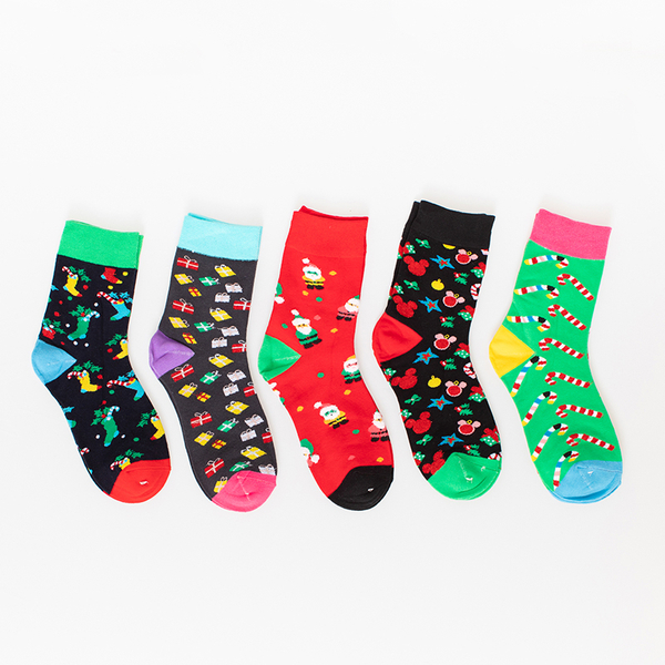 Chaussettes de Noël femme 5 / paquet - Sous-vêtements