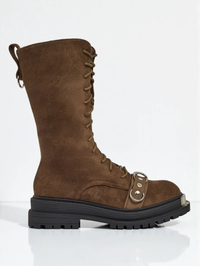 Royalfashion Bottines lacées pour femmes Werces