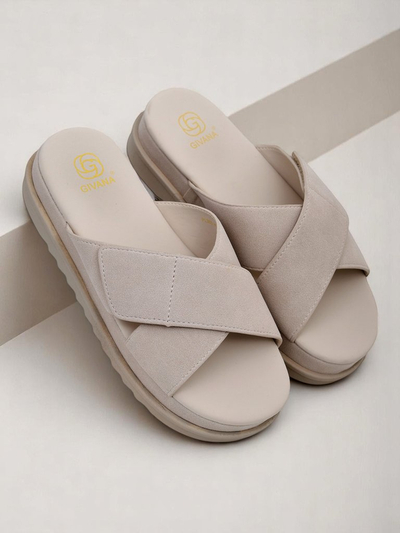 Royalfashion Sandales plates pour femmes Evre