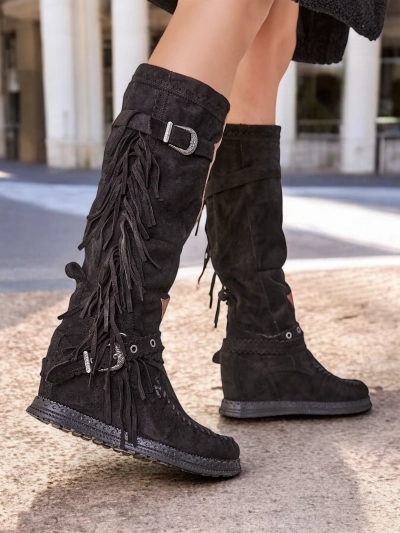 Bottes compensées pour femmes Royalfashion Geroses