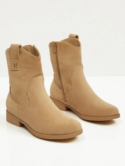 Bottines pour femmes en éco-daim Kelmoria
