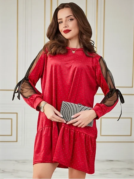 Robe en velours pour femmes Royalfashion