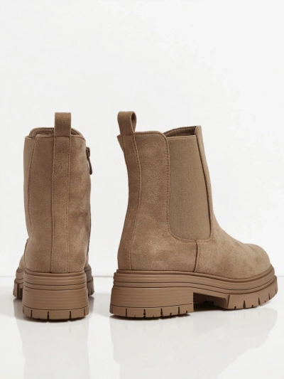 Bottines Chelsea pour femmes en éco-daim Lunvor