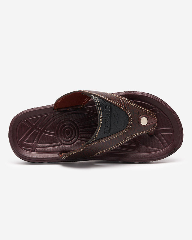 Sandales marron confortables pour hommes Madeni - Footwear