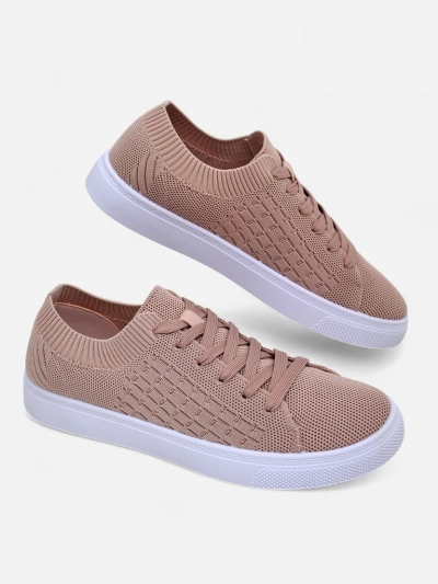 Sneakers pour femmes Royalfashion Calista Rosa - chaussures roses pour le printemps et l'été