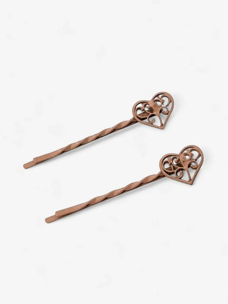 Royalfashion Épingles à cheveux avec des cœurs