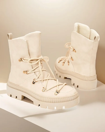 Bottes de neige à lacets pour femmes Royalfashion Lorii