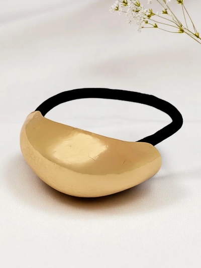 Royalfashion Élastique à cheveux avec ornement semi-circulaire Halfmoon Twist