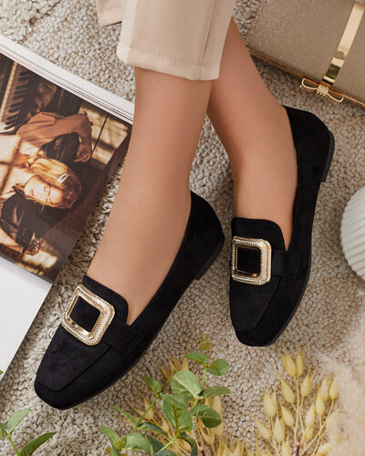 Royalfashion Mocassins femme avec boucle Serbento