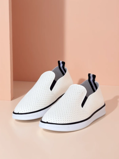 Royalfashion Chaussures de sport perforées pour femmes Musio
