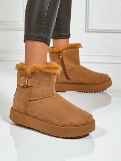 Royalfashion Bottes courtes de style bottes de neige pour femmes Aurelia Classico