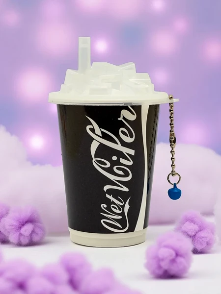 Lingettes hydratantes dans un emballage décoratif en forme de coupe glacée, 30 pcs