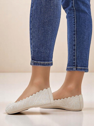 Royalfashion Ballerines florales pour femmes Magerro