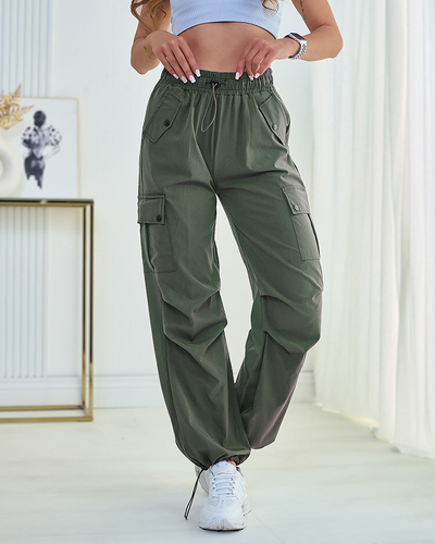 Royalfashion Pantalon de combat en tissu pour femme