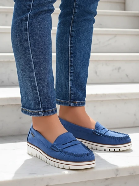 Mocassins en éco-suède Royalfashion pour femmes Bellisse