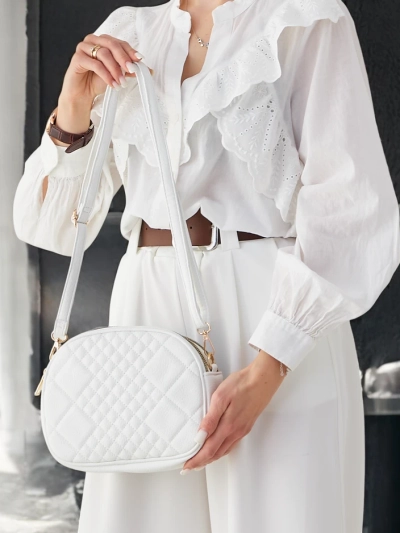 Sac à main ovale petit pour femmes en éco-cuir